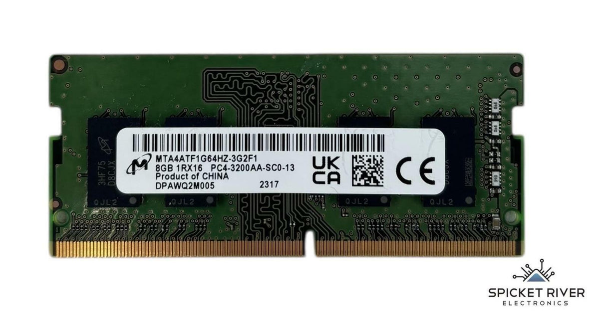 Micron MTA4ATF1G64HZ-3G2F1 8GB 1Rx16 PC4-3200AA DDR4 SODIMM RAM