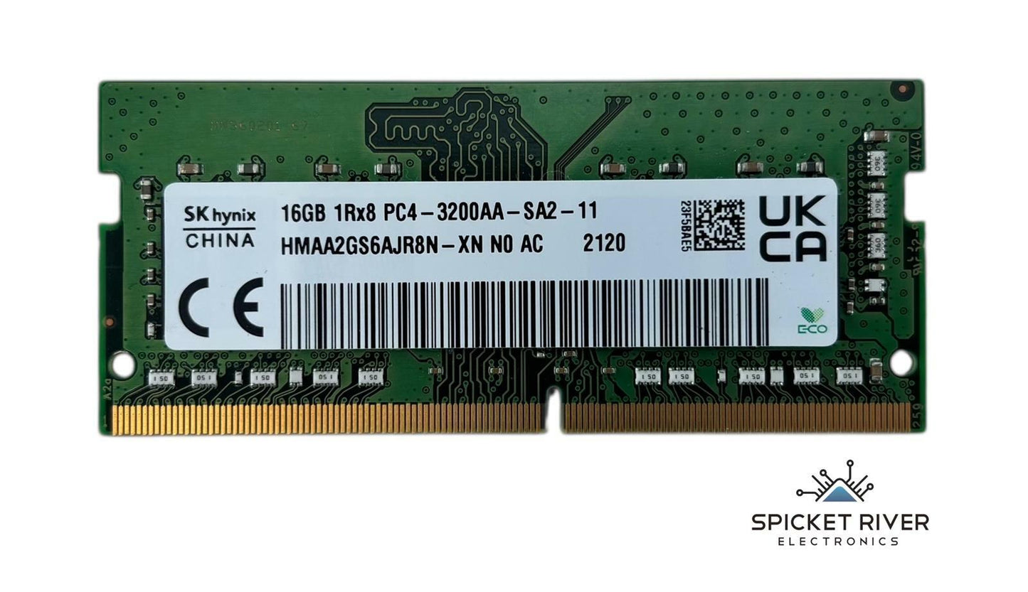SK Hynix HMAA2GS6AJR8N-XN 16GB 1Rx8 PC4-3200AA DDR4 SODIMM RAM Module