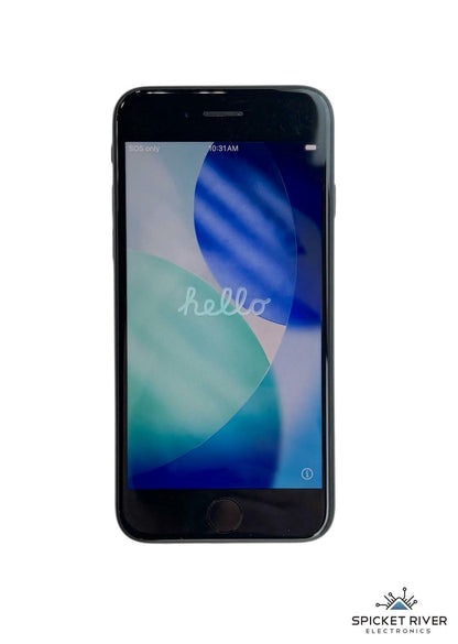 Apple iPhone SE 3rd Gen A2595 64GB Unlocked Midnight iOS Smartphone-READ Display