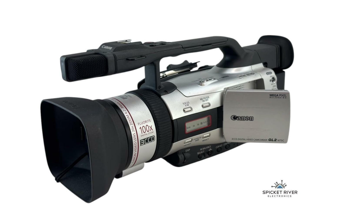 Parts/Repair - Canon DM-GL2 A 100x Digital Zoom 3CCD MiniDV Video Camcorder