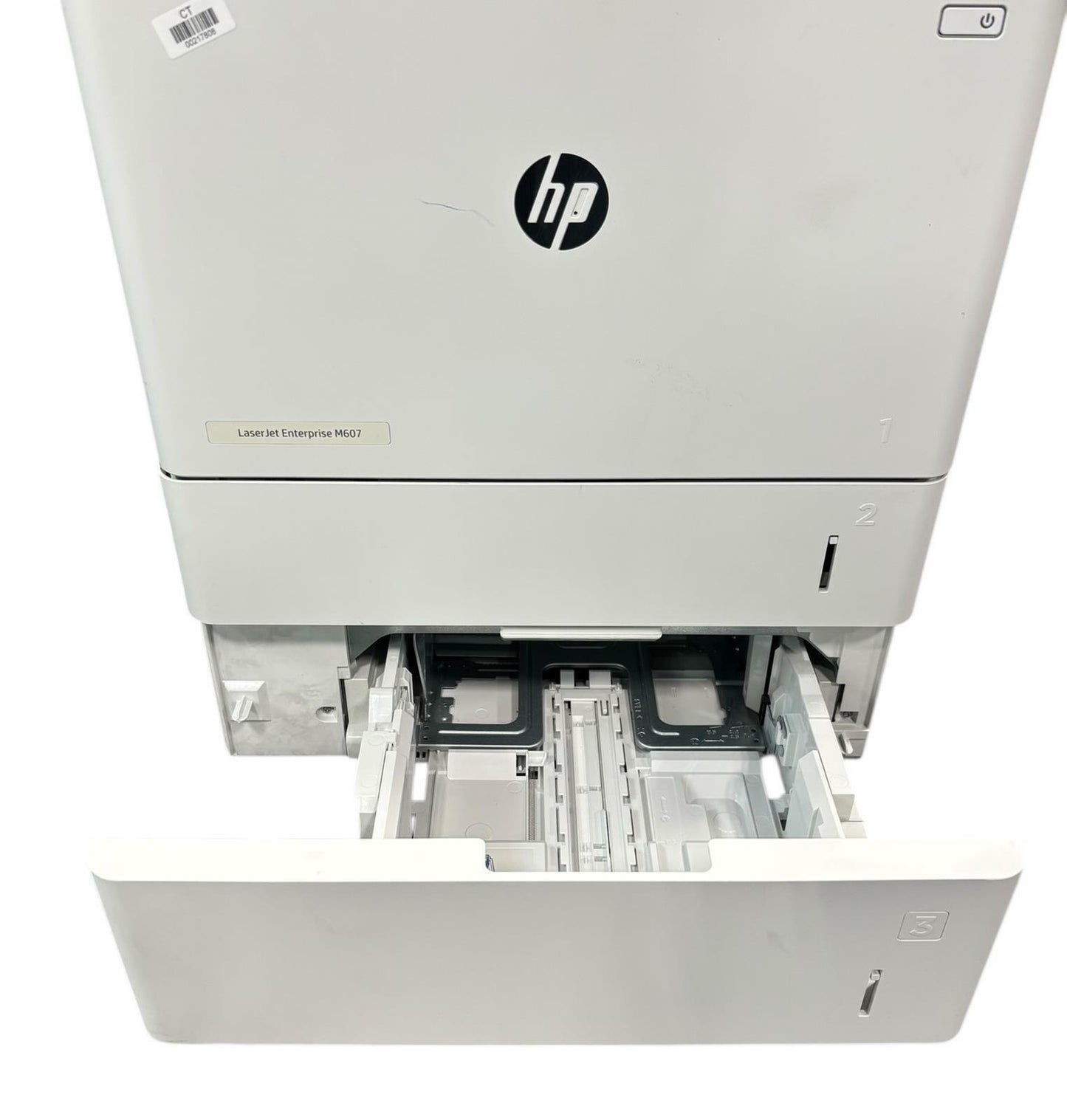 HP LaserJet Enterprise M607 Monochrome Laser Printer w/ Extra Paper Tray