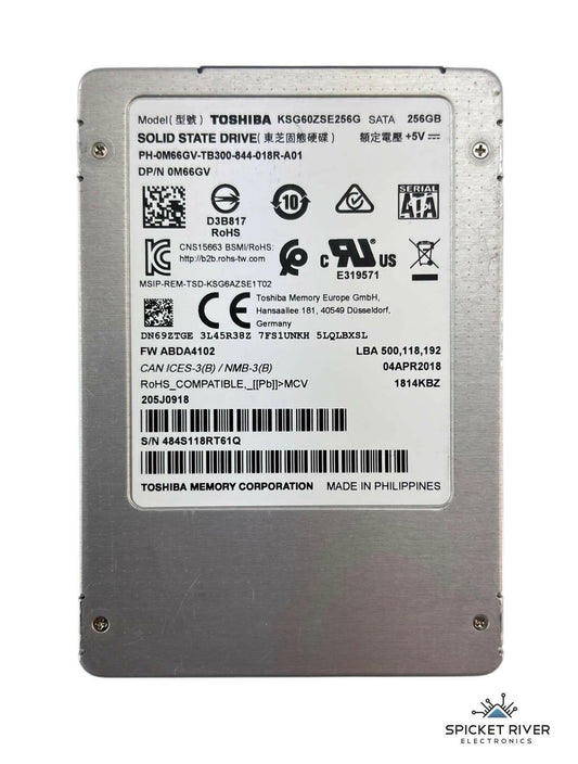 Toshiba KSG60ZSE256G 256GB SATA 2.5" Internal SSD Solid State Drive