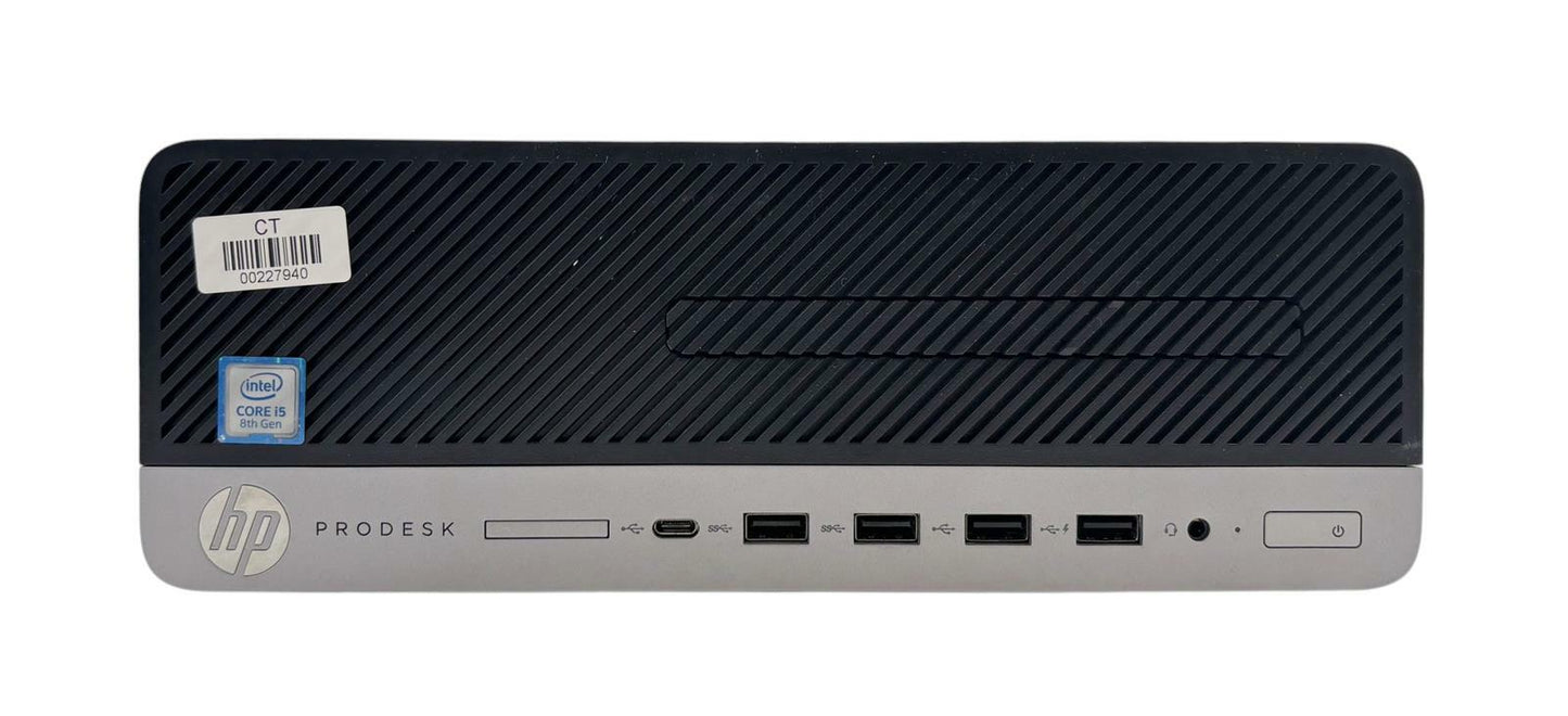 HP ProDesk 600 G4 SFF 6-Core i5-8500 3.00GHz 256GB SSD 16GB RAM Windows 11 Pro