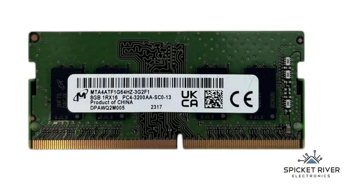 Micron MTA4ATF1G64HZ-3G2F1 8GB 1Rx16 PC4-3200AA DDR4 SODIMM RAM