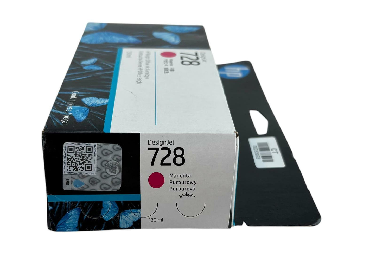 NEW - HP F9J66A DesignJet 728 Magenta Office Bright Ink Cartridge 130ml Dec 2027