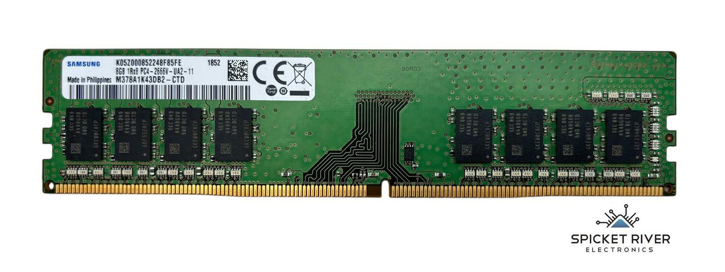 Samsung M378A1K43DB2-CTD 8GB 1Rx8 PC4-2666V DDR4 Desktop Memory RAM
