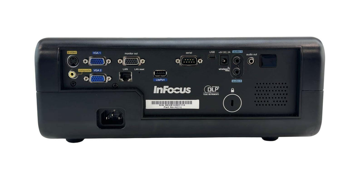 InFocus IN2114 1080p DLP Projector 3000 Lumens - 3 LAMP HOURS