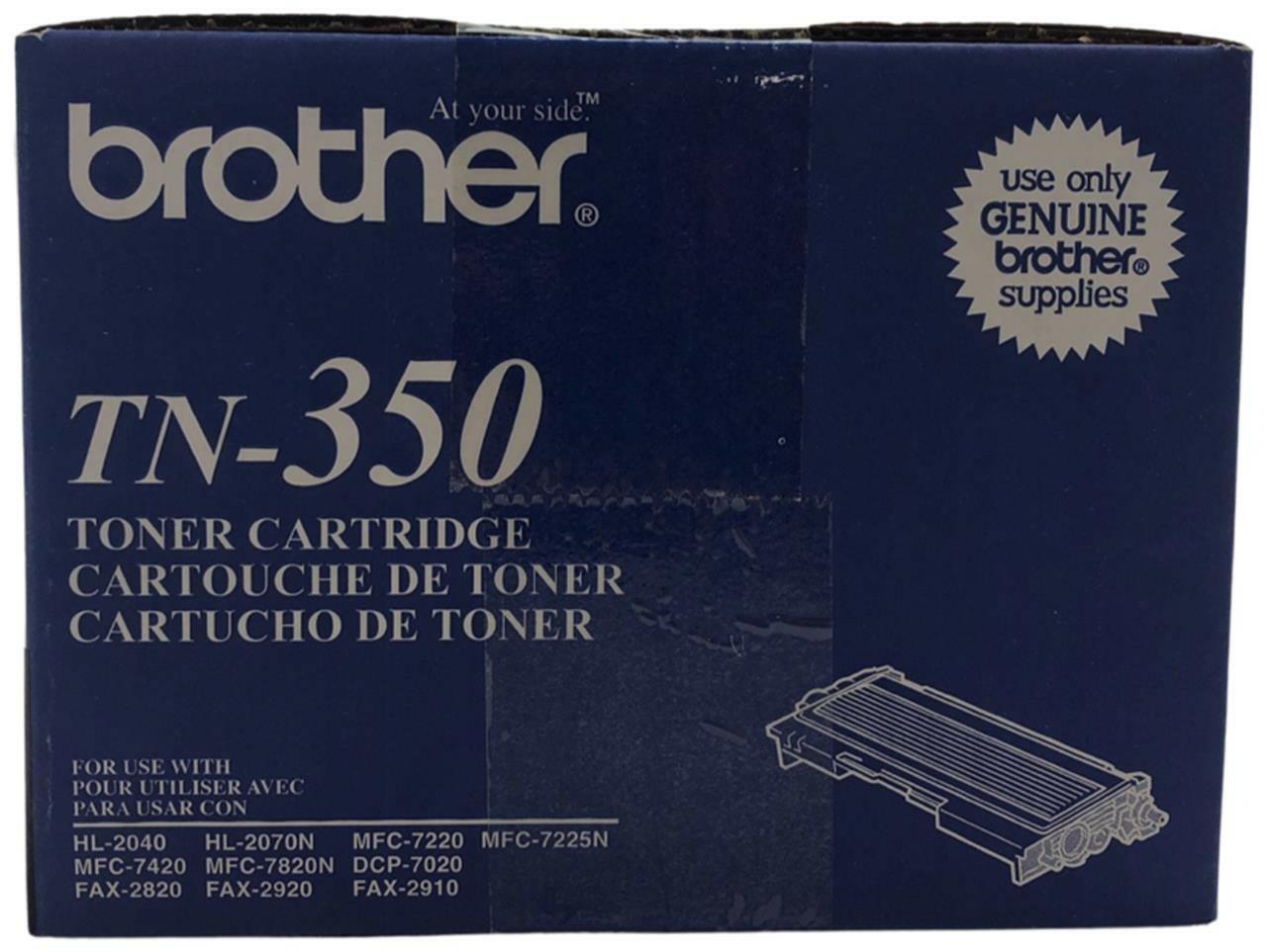 NEW - Genuine - Brother TN-350 Black 2500 Page Toner Cartridge