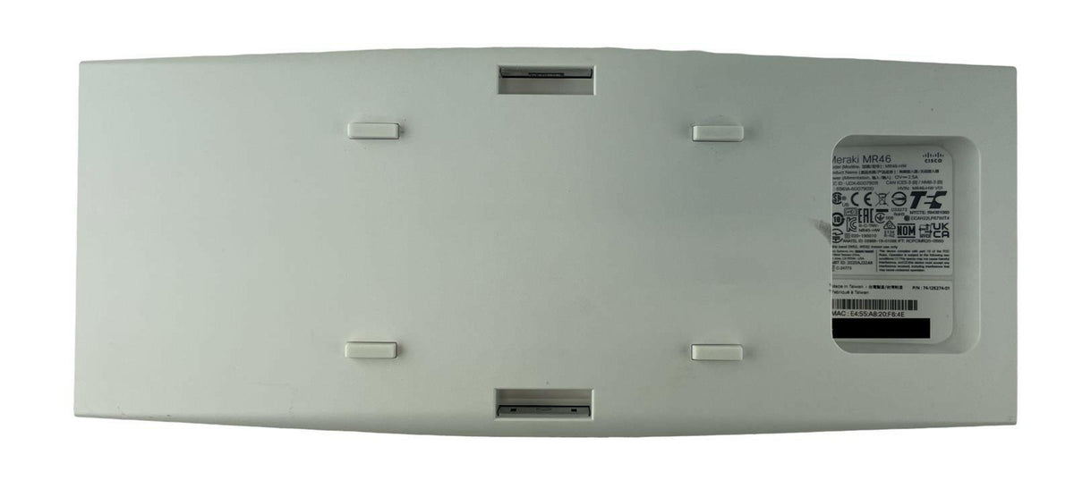 Cisco Meraki MR46-HW Cloud Managed Access Point 74-126274-01 - Unclaimed