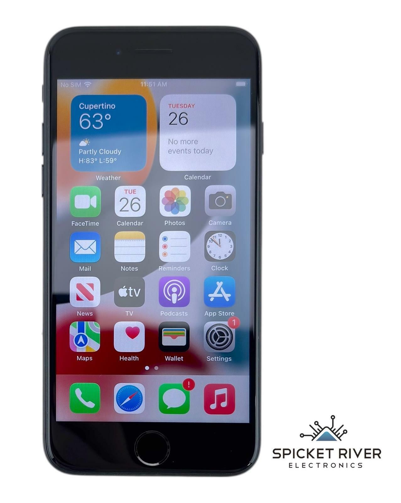 Apple iPhone 7 A1660 - 32GB Unlocked - Black iOS Smartphone - READ
