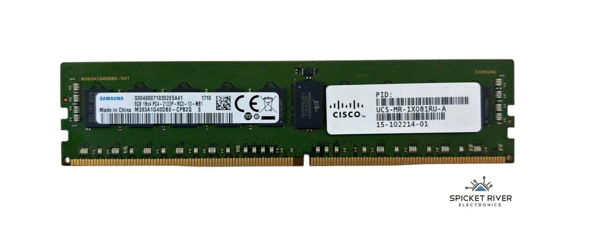 Samsung M393A1G40DB0-CPB2Q 8GB 1Rx4 Pc4-2133P DDR4 ECC Server RAM