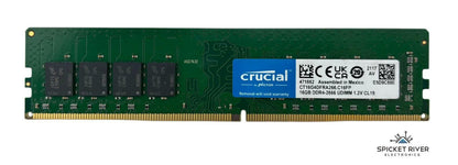 Crucial by Micron CT16G4DFRA266.C16FP 16GB DDR4-2666 UDIMM 1.2V CL19 RAM Memory
