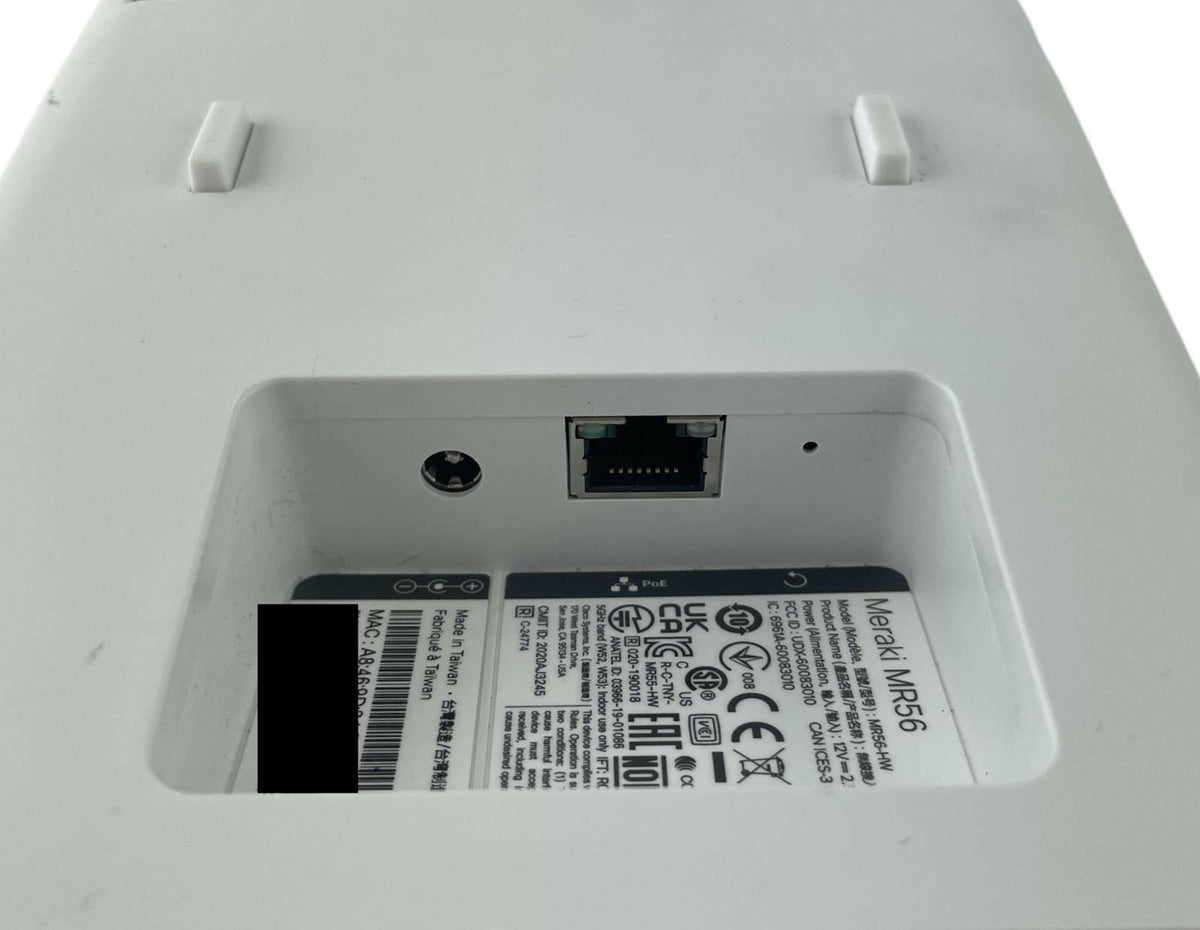 Cisco Meraki MR56 Unclaimed Multigigabit Ethernet WiFi 6 Wireless Access Point