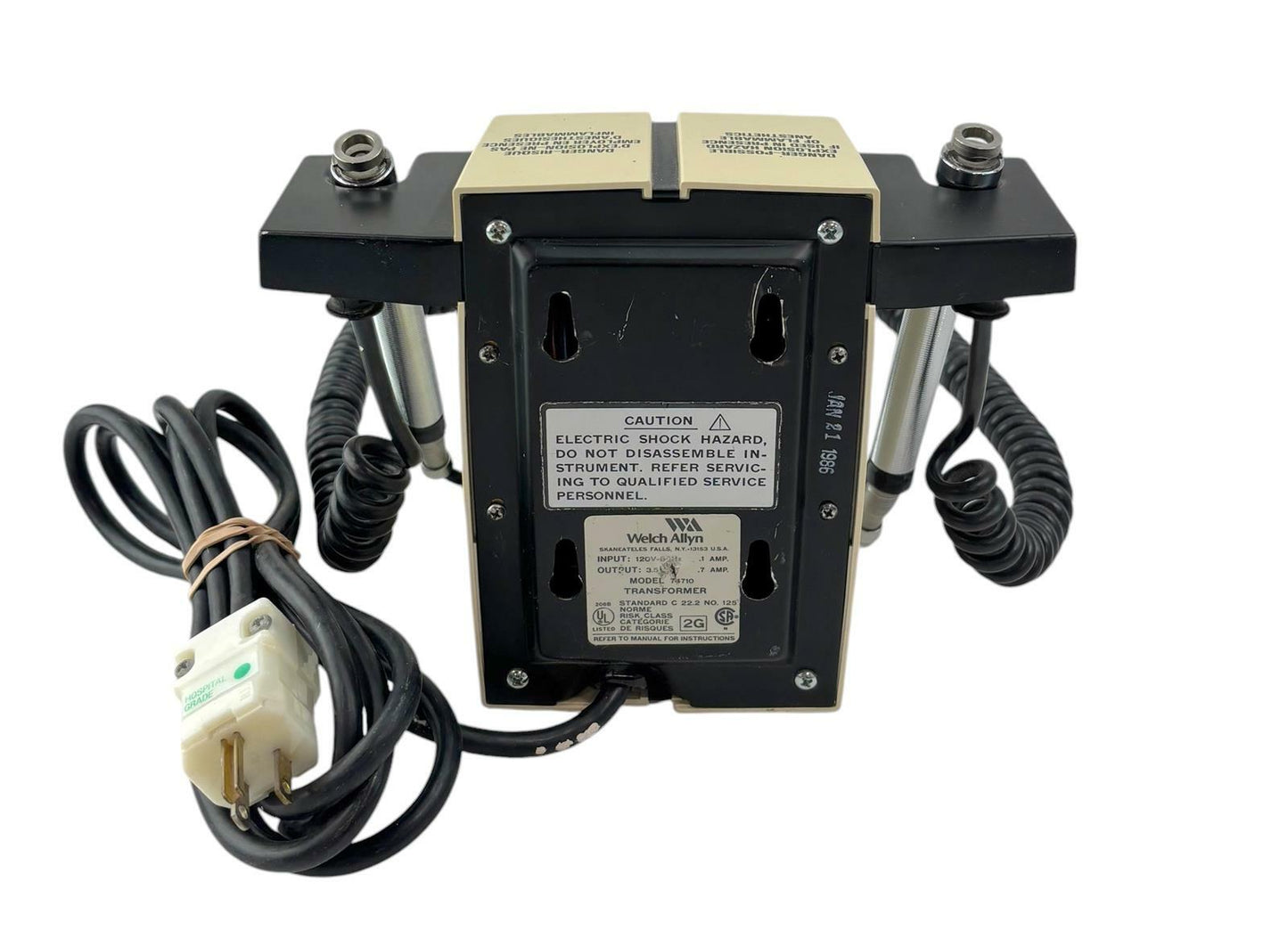 Welch Allyn 74710 Wall Transformer Opthalmoscope / Otoscope - Wands Only