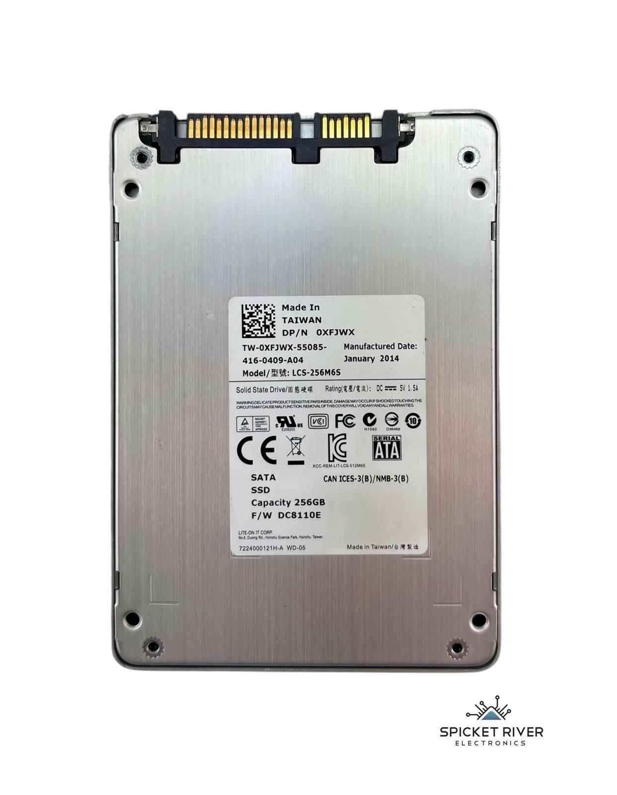 Lite-On LCS-256M6S 256GB SATA 2.5" Internal Solid State Drive SSD