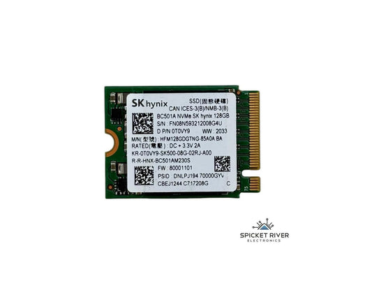 Lot of 5 - SK Hynix HFM128GDGTNG-85A0A BC501A 128GB M.2 2230 NVMe SSD Drives