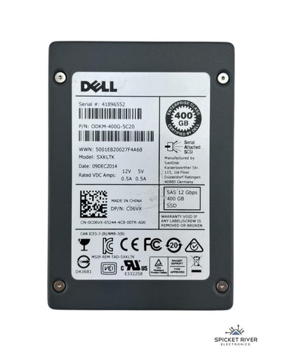 Dell / SanDisk SXKLTK 400GB SAS 12 Gbps 2.5" Enterprise SSD ODKM-400G-5C20