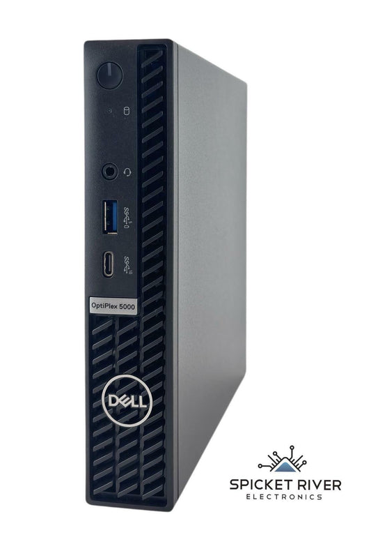 Dell OptiPlex 5000 Micro 4.20GHz 6-Core i5-12400T 128GB SSD 16GB RAM Win 11 Pro