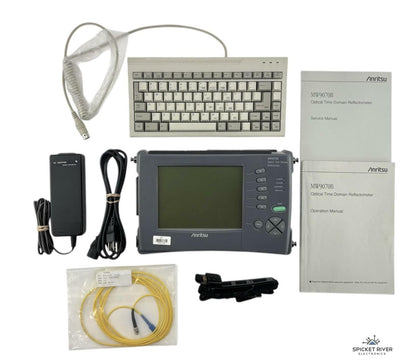 Anritsu MW9070B Optical Time Domain Reflectometer w/ Manuals & Keyboard