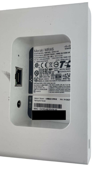 Cisco Meraki MR46-HW Cloud Managed Access Point 74-126274-01 - Unclaimed