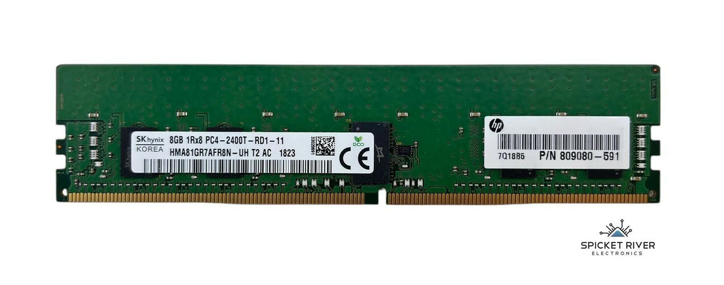 Lot of 4 - SK Hynix HMA81GR7AFR8N-UH 8GB 1Rx8 PC4-2400T DDR4 ECC Server RAM