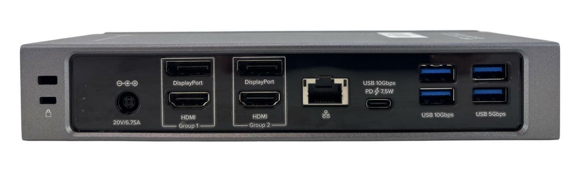 Plugable TBT4-UDZ 16-in-1 Thunderbolt 4 Quad Display Docking Station - No AC