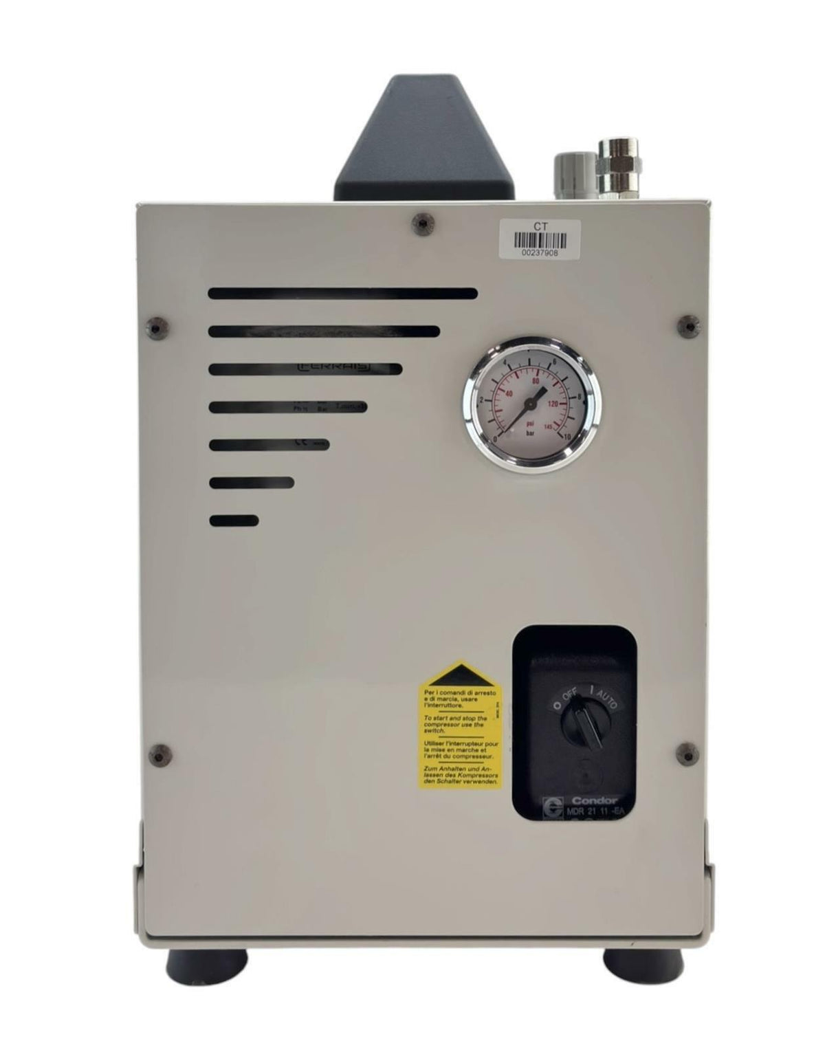 Werther International PC120/4-C Ultra Quiet Oil-Less Air Compressor 3.5L 7bar