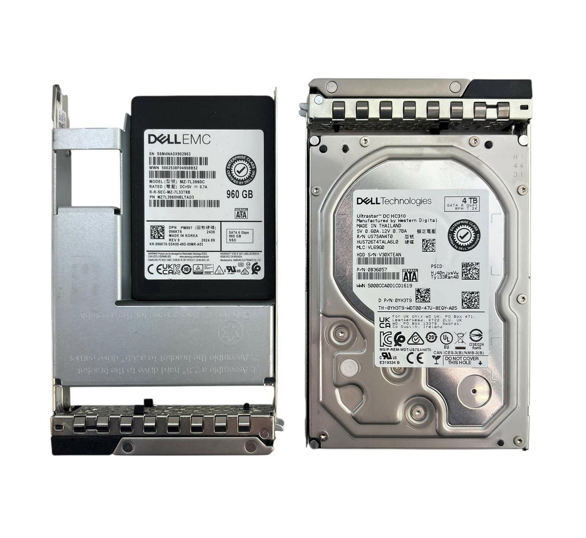 Datto S5-4 Siris 1U 1x 6-Core Xeon E-2336 32GB RAM 9.9TB SSD/HDD 4-Bay Server