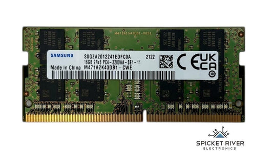 Samsung M471A2K43DB1-CWE 16GB 2Rx8 PC4-3200AA DDR4 SODIMM Laptop RAM
