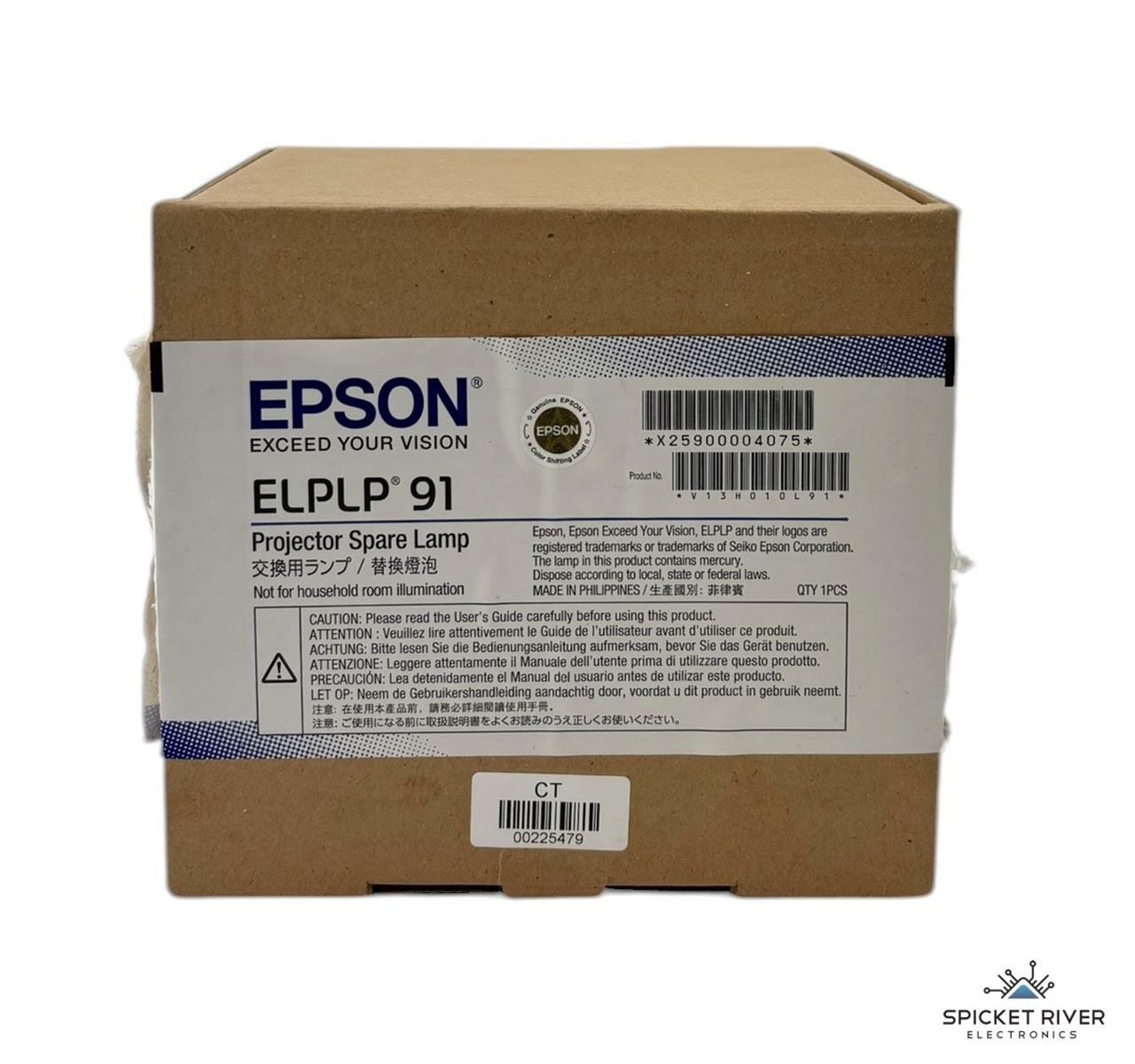 NEW - Open Box - Epson ELPLP 91 Spare Projector Lamp