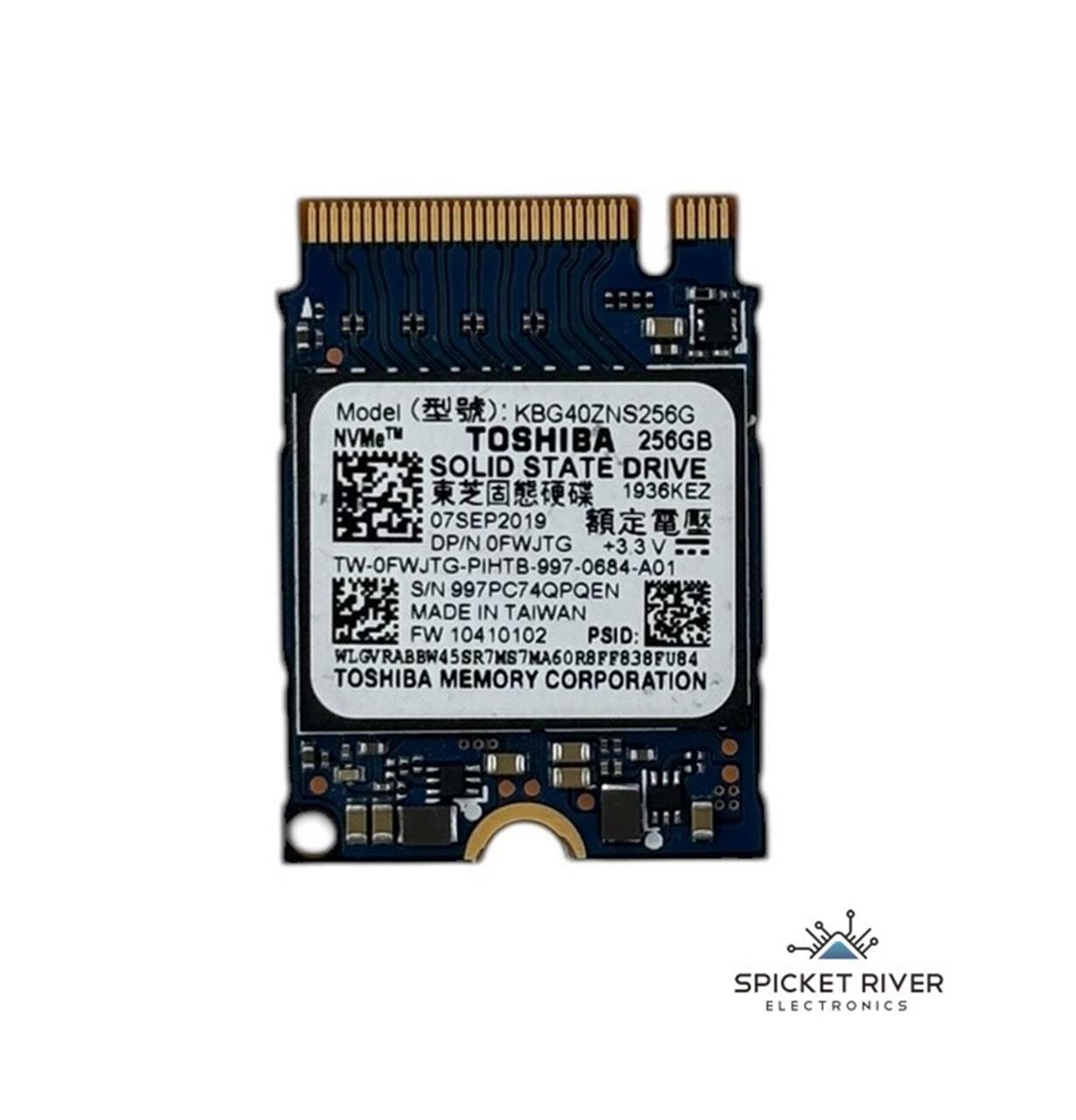 Toshiba KBG40ZNS256G 256GB M.2 2230 NVMe Solid State Drive SSD