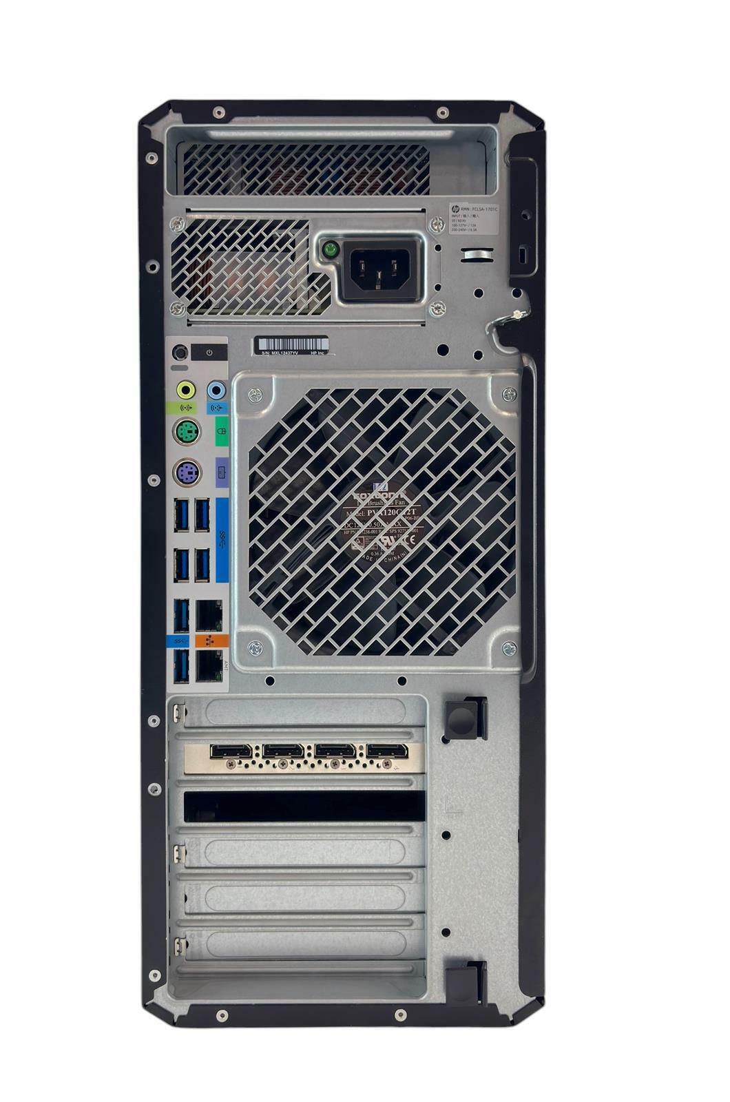 HP Z4 G4 Workstation Quad Core W-2123 3.6GHz 512GB SSD 32GB RAM P2000 - No OS