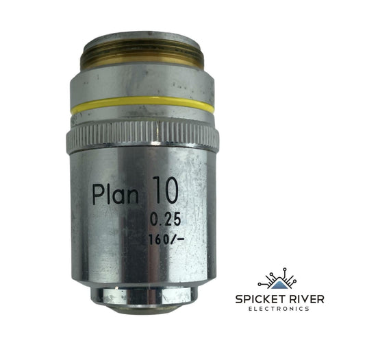 Nikon Plan 10 10x 0.25 160/- Microscope Objective Lens
