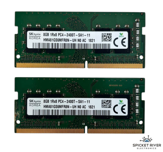 Lot of 2 - SK Hynix HMA81GS6MFR8N-UH 8GB Laptop 1Rx8 PC4-2400T DDR4 SODIMM RAM