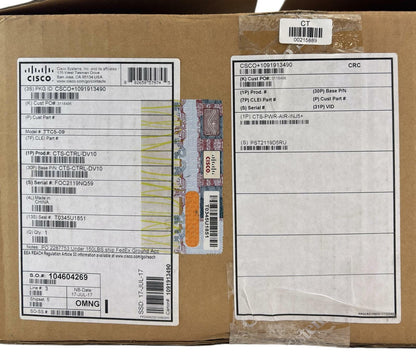 NEW - Open Box - Cisco CTS-CTRL-DV10 V02 Video TelePresence Touch 10" Monitor