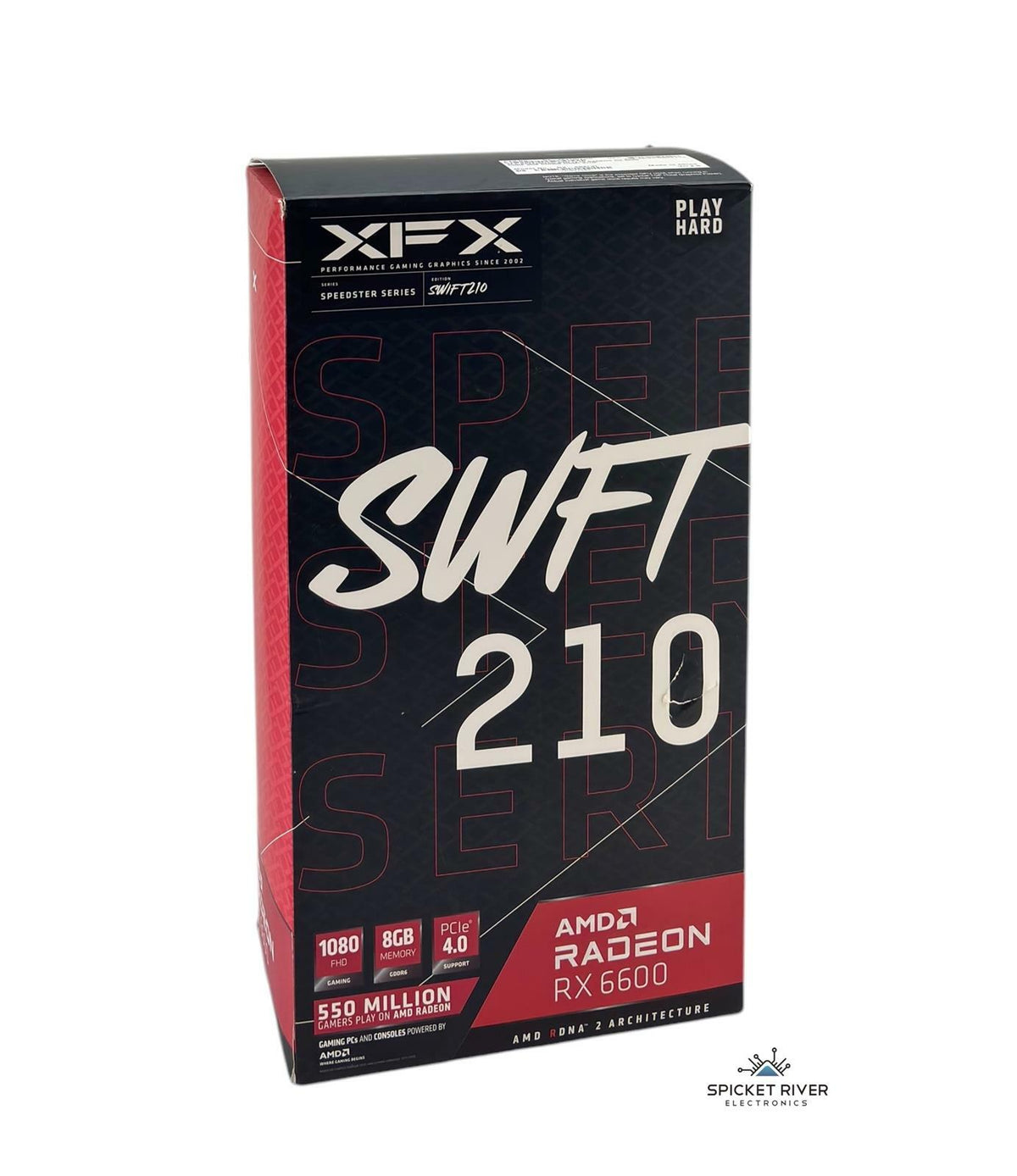 NEW Open Box - XFX Speedster SWFT 210 AMD Radeon RX 6600 8GB GDDR6 RX-66XL8L