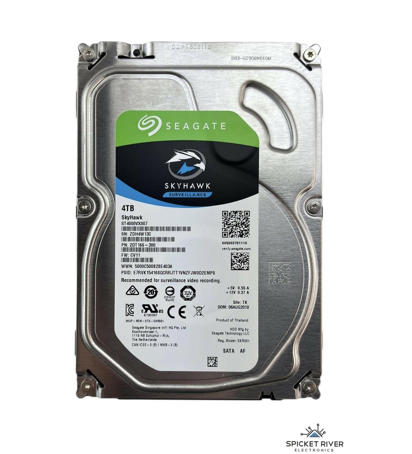 Seagate SkyHawk ST4000VX007 4TB SATA 6Gb/s 5900 RPM 3.5" HDD Hard Disk Drive