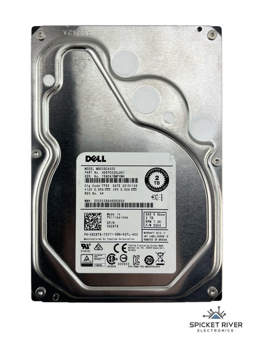 Dell MG03SCA200 HDEPC02DLA51 2TB SAS 6 Gbps 7.2K RPM 3.5" Enterprise Hard Drive