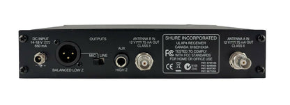 Shure ULXP4-J1 554-590 MHz Wireless Microphone Receiver - No AC Adapter