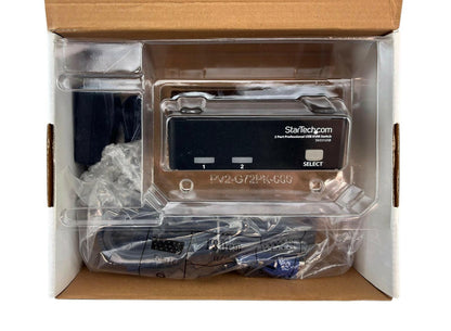 NEW - StarTech SV231USB 2-Port Professional USB KVM Switch Kit