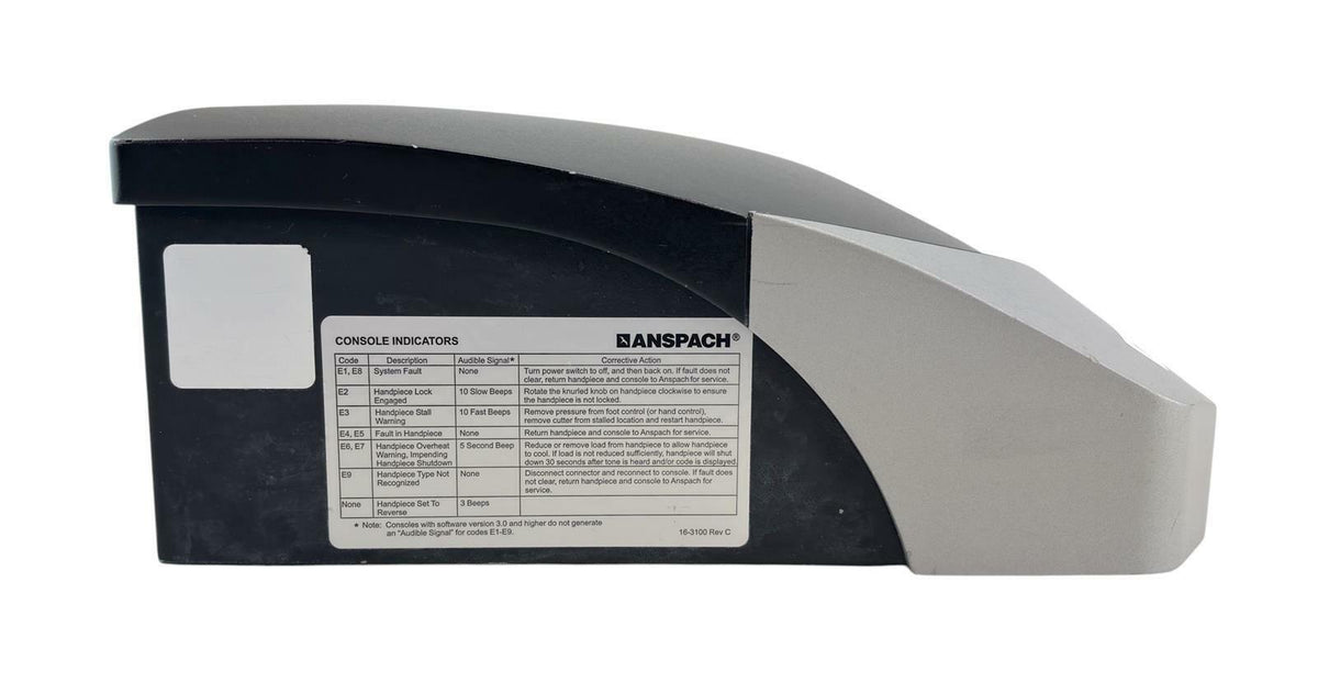 The Anspach Effort SC2102 Surgical Console