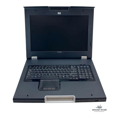 HP TFT7600 17" LCD Rackmount Ready KVM Monitor Keyboard Touchpad Console