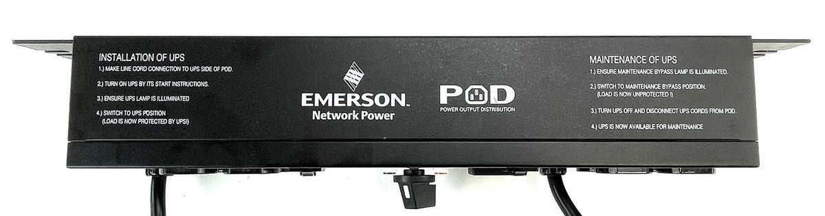 Liebert MicroPod MP2-115A Maintenance Bypass Switch PDU Power Distribution Unit