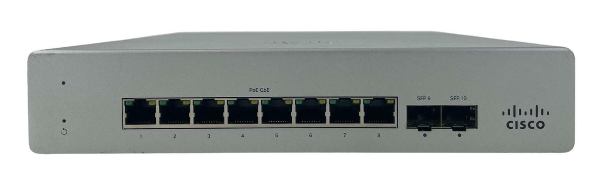 Cisco Meraki MS120-8FP Gigabit PoE Managed Ethernet Switch 600-61030 - Unclaimed