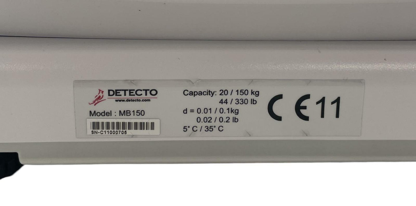 Parts/Repair - Detecto MB150 Digital Pediatric BMI Scale w/ Removable Cradle