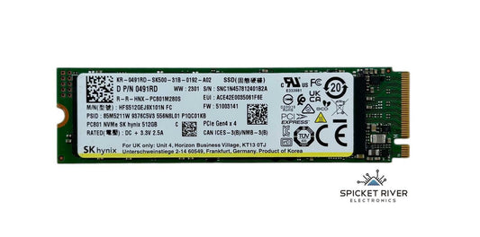 SK Hynix PC801 HFS512GEJ9X101N 512GB M.2 2280 NVMe PCIe Gen4x4 Internal SSD