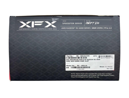 NEW Open Box - XFX Speedster SWFT 210 AMD Radeon RX 6600 8GB GDDR6 RX-66XL8L