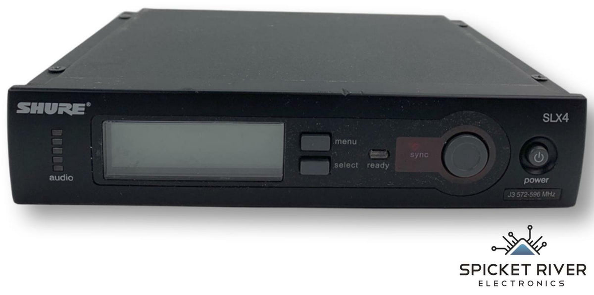 Shure SLX4 Wireless Rack Mountable Microphone Receiver J3 572-596 MHz