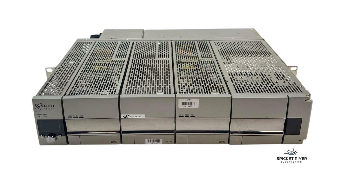 Eltek Valere CK41-ANL-VC Compact Rectifier Power Shelf w/ 2x V1500A-VV - READ