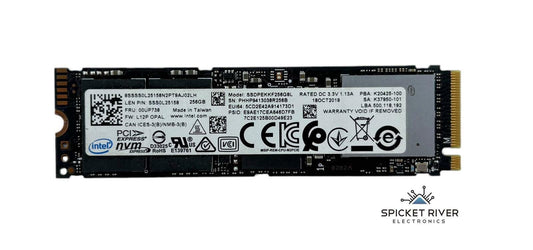 Intel SSDPEKKF256G8L 256GB M.2 2280 PCIe NVMe SSD Solid State Drive